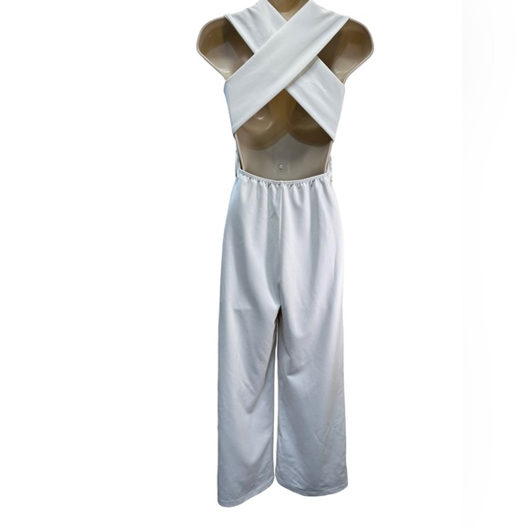 Lulus Thinking Out Loud White Backless Jumpsuit - Picture 13 of 13